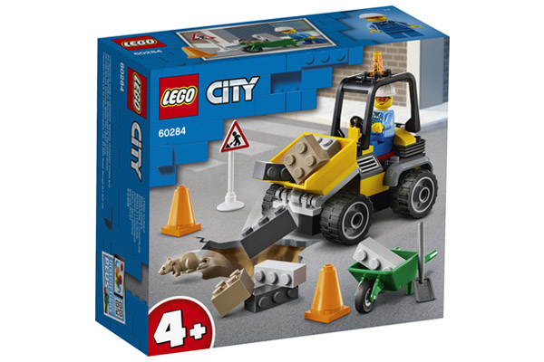 foto della scatola del set Lego City Ruspa da cantiere