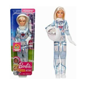 foto della barbie astronauta dentro e fuori dal suo blister