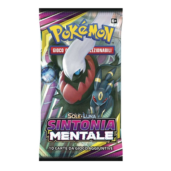 Pokemon Sintonia Mentale Busta 10 Carte