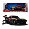 Jada Metals Marvel Black Widow & 1966 Chevy Corvette