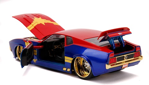 Jada Metals Marvel Captain Marvel & Ford Mustang Mach 2