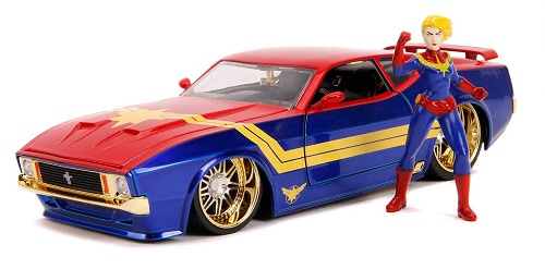 Jada Metals Marvel Captain Marvel & Ford Mustang Mach