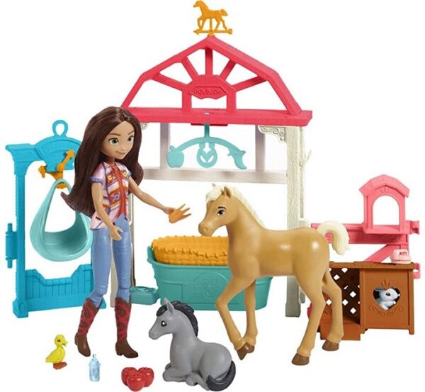 Dreamworks Spirit Playset Doll With Accessories Lucky S Foal Nursery 2