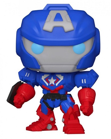 Marvel Mech Pop Vinyl Figure Captain America 9 Cm 1