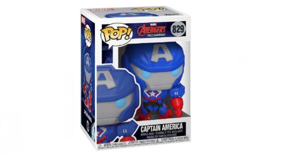 Marvel Mech Pop Vinyl Figure Captain America 9 Cm