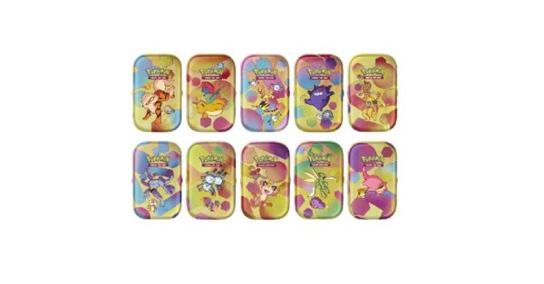 Pokemon Mini Tin Assortito Scarlatto Violetto 151