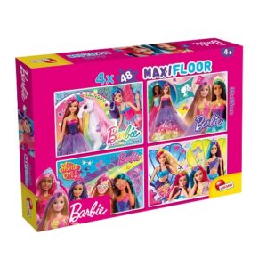 Puzzle Barbie Maxi Floor 4x48 Pz Lisciani Codice 99467