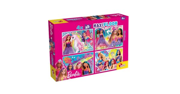 Puzzle Barbie Maxi Floor 4x48 Pz Lisciani Codice 99467