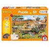 Schleich Wild Life Puzzle 60 Pieces Plus 2 Schleich Figures 19x275cm