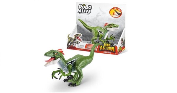 Zuru Robo Dino Action Figure With Sound Raptor 23x27cm