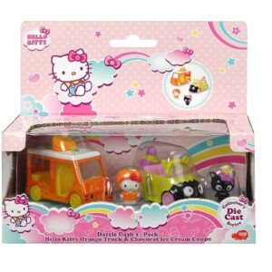 hello kitty orange truck & chocolat ice cream coupe