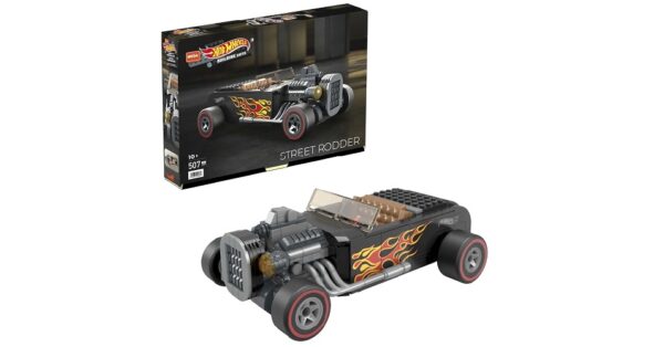 mega construx hot wheels street rodder scala 1:20 hdj97