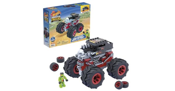 mega construx hot wheels monster truck bone shaker gvm27