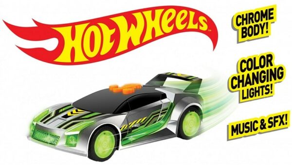 hot wheels edge glow cruiser quick'n sik luci & suoni