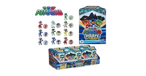 pj masks pirate power personaggio 3d da 8cm in box 7x10cm