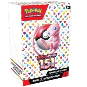 pokemon 151 booster bundle da 6 bustine (ita)