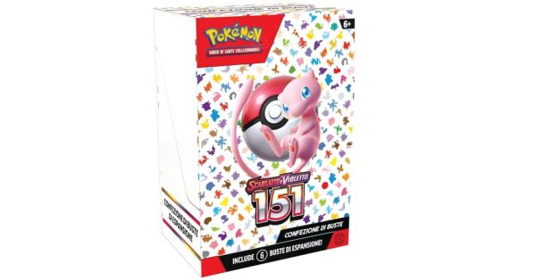 pokemon 151 booster bundle da 6 bustine (ita)