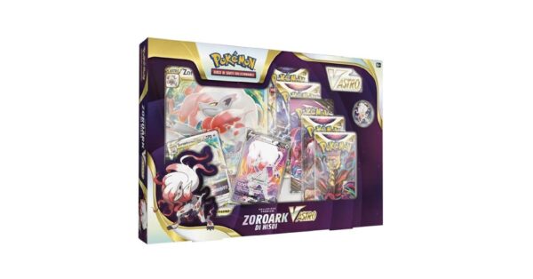 pokemon collezione premium zoroark di hisui v astro ita