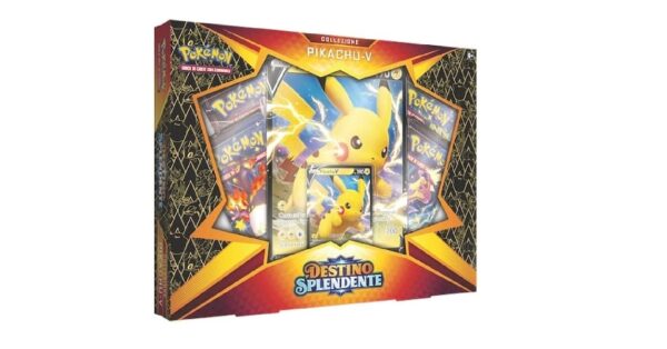 pokemon collezione destino splendente pikachu v ita