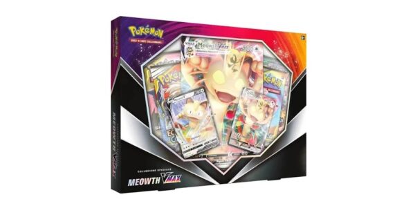 pokemon collezione meowth vmax ita