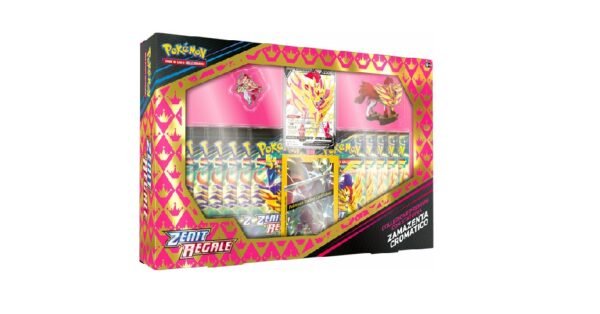 pokemon collezione zenit regale zamazenta con statuina ita