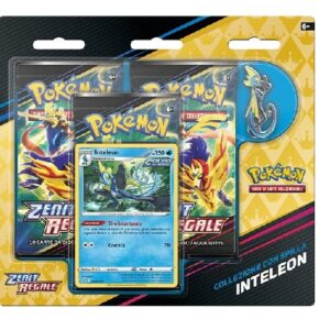 pokemon zenit regale collezione con spilla inteleon ita