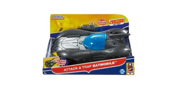 batmobile justice league action attack trap mattel codice fgp36